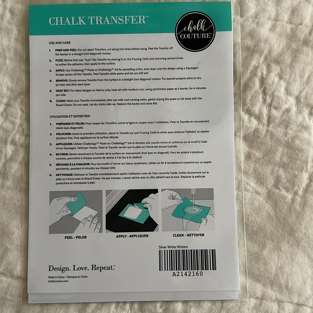 Chalk Couture Size A Transfers - 5 New & Used - Picture 11 of 13